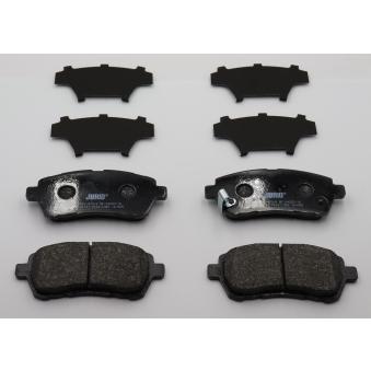 Jeu de 4 plaquettes de frein avant JURID OEM DFY13328ZA