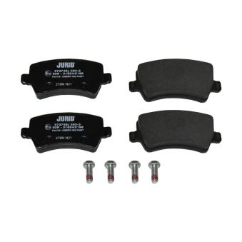 Jeu de 4 plaquettes de frein arrière JURID OEM 30794554 Jeu de 4 plaquettes de frein arrière JURID OEM 30794554