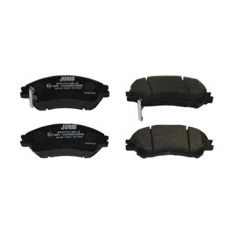 Jeu de 4 plaquettes de frein avant JURID [573777J]