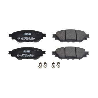 Jeu de 4 plaquettes de frein avant JURID OEM 044650K420