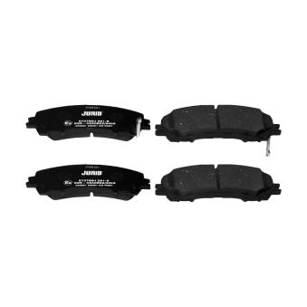 Jeu de 4 plaquettes de frein avant JURID OEM D10604GA0J