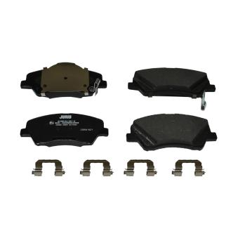 Jeu de 4 plaquettes de frein avant JURID OEM 58101H8A55