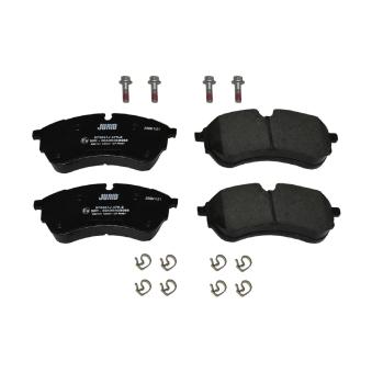 Jeu de 4 plaquettes de frein arrière JURID [573831J]