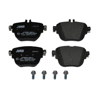 Jeu de 4 plaquettes de frein arrière JURID 573845J pour FORD TRANSIT E 350 e - 286cv