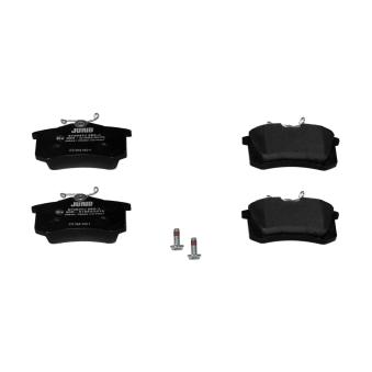 Jeu de 4 plaquettes de frein arrière JURID OEM 440600678R