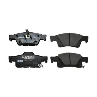 Jeu de 4 plaquettes de frein arrière JURID OEM 68052386AA