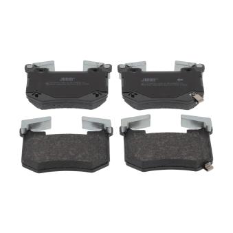 Jeu de 4 plaquettes de frein arrière JURID 573870J pour KIA STINGER 3.3 T-GDI - 366cv