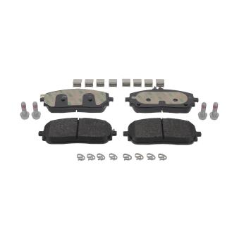 Jeu de 4 plaquettes de frein avant JURID OEM A0004207200