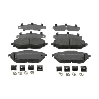 Jeu de 4 plaquettes de frein avant JURID OEM 04465F4010