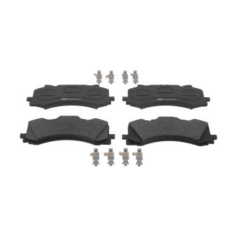 Jeu de 4 plaquettes de frein avant JURID OEM 4M0698151AL