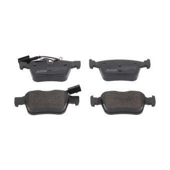 Jeu de 4 plaquettes de frein arrière JURID OEM 77368283