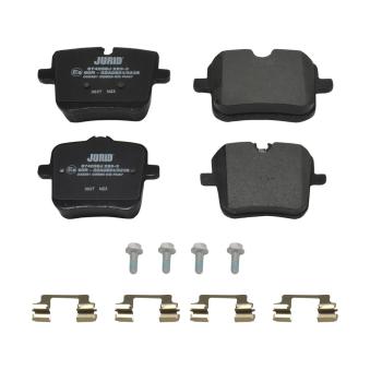 Jeu de 4 plaquettes de frein avant JURID OEM 34216885187