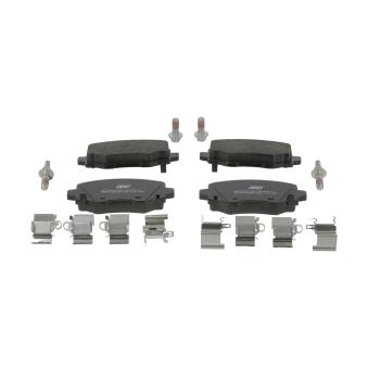 Jeu de 4 plaquettes de frein arrière JURID OEM 68225327AA