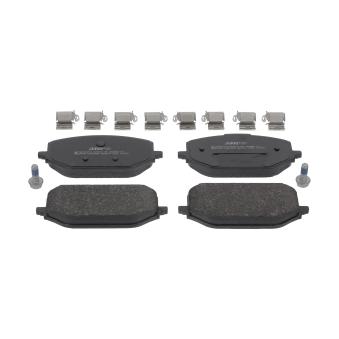 Jeu de 4 plaquettes de frein avant JURID [574077J]