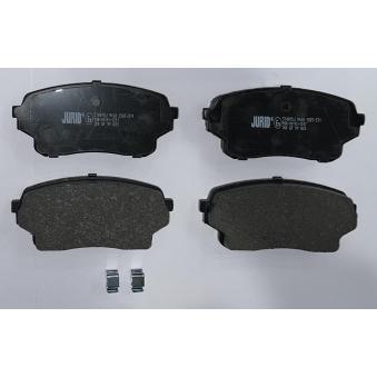 Jeu de 4 plaquettes de frein avant JURID OEM 5581084E01000