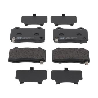 Jeu de 4 plaquettes de frein avant JURID 574096J pour TESLA MODEL S 70 - 320cv