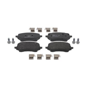 Jeu de 4 plaquettes de frein avant JURID OEM KTL1TC2K021AC