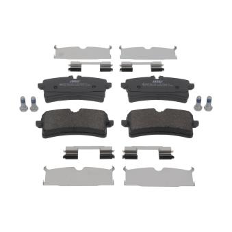 Jeu de 4 plaquettes de frein arrière JURID OEM 95B698451A