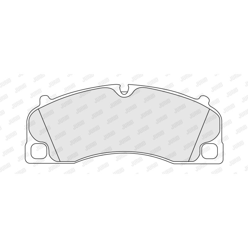 Jeu de 4 plaquettes de frein avant JURID 574179J - Visuel 2