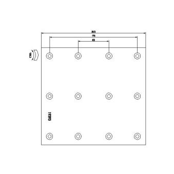 Kit de garnitures de frein, frein à tambour TEXTAR OEM 55174
