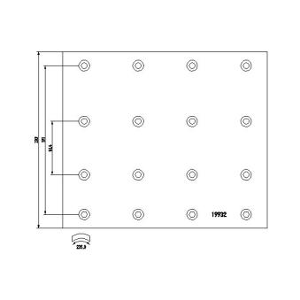 Kit de garnitures de frein, frein à tambour TEXTAR OEM 1516501