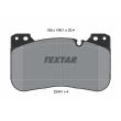 TEXTAR 2244101 - Jeu de 4 plaquettes de frein avant