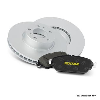Kit de disques et plaquettes avant TEXTAR [2399002-0744-00]