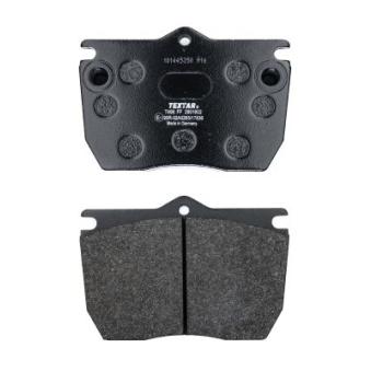 Jeu de 4 plaquettes de frein avant TEXTAR OEM 5001106