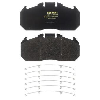 Jeu de 4 plaquettes de frein avant TEXTAR OEM 5001855646