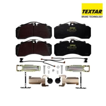 Jeu de 4 plaquettes de frein avant TEXTAR OEM 1617343