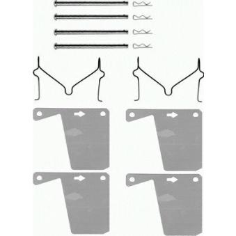 Kit d'accessoires, plaquette de frein à disque TEXTAR 82012400