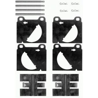 Kit d'accessoires, plaquette de frein à disque TEXTAR 82016900