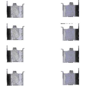 Kit d'accessoires, plaquette de frein à disque TEXTAR 82029900