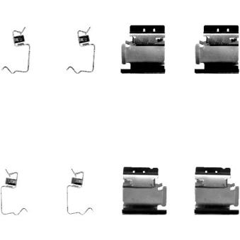 Kit d'accessoires, plaquette de frein à disque TEXTAR 82054200