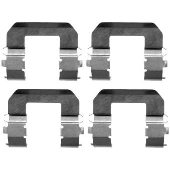 Kit d'accessoires, plaquette de frein à disque TEXTAR 82071600 pour HYUNDAI COUPE 2.0 - 136cv