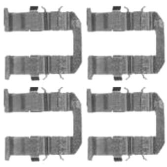 Kit d'accessoires, plaquette de frein à disque TEXTAR 82076000