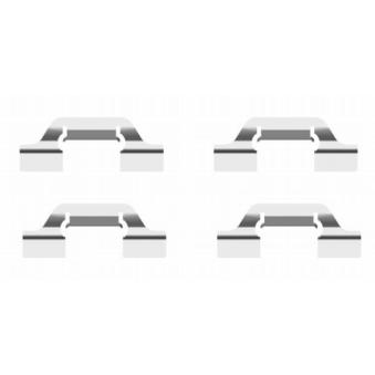 Kit d'accessoires, plaquette de frein à disque TEXTAR OEM 1J0615231A