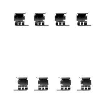 Kit d'accessoires, plaquette de frein à disque TEXTAR 82509100