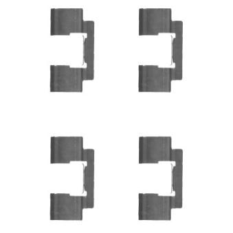 Kit d'accessoires, plaquette de frein à disque TEXTAR 82512100
