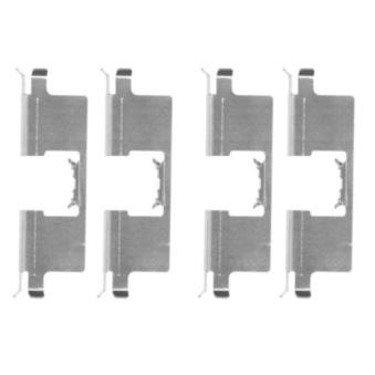 Kit d'accessoires, plaquette de frein à disque TEXTAR 82512500