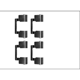 Kit d'accessoires, plaquette de frein à disque TEXTAR OEM 410274531R