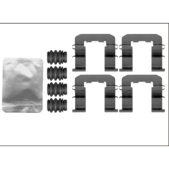Kit d'accessoires, plaquette de frein à disque TEXTAR [82539600]