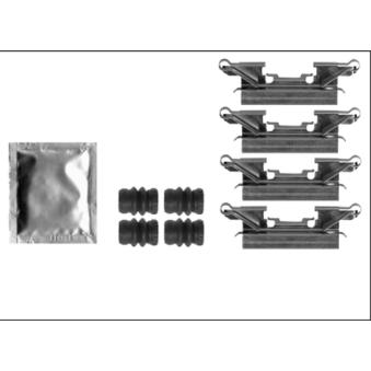 Kit d'accessoires, plaquette de frein à disque TEXTAR OEM 000000062A