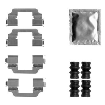 Kit d'accessoires, plaquette de frein à disque TEXTAR 82545300