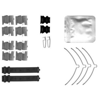Kit d'accessoires, plaquette de frein à disque TEXTAR 82561300 pour MITSUBISHI ECLIPSE CROSS 2.2 DiD 4WD - 148cv