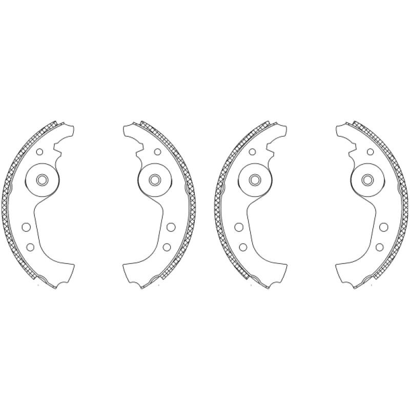 Jeu de mâchoires de frein TEXTAR 83005900 - Visuel 1