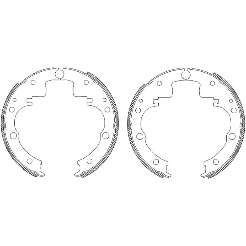 Jeu de mâchoires de frein TEXTAR 83033600 - Visuel 1