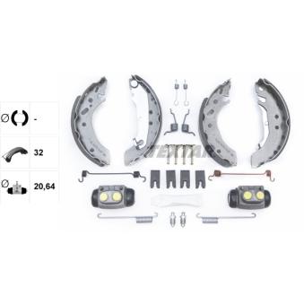 Jeu de mâchoires de frein TEXTAR OEM 5027751