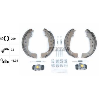 Jeu de mâchoires de frein TEXTAR OEM 0449552140