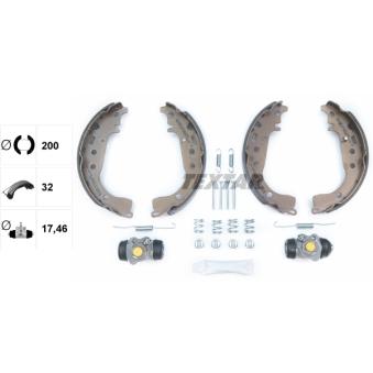 Jeu de mâchoires de frein TEXTAR OEM 0449552140